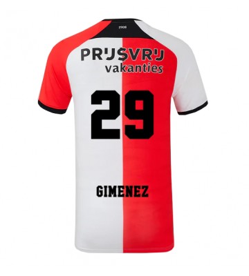 Feyenoord Santiago Gimenez #29 Primera Equipación 2024-25 Manga Corta